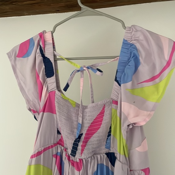 Ingrid and Isabel Geometric Maternity Maxi Dress - Picture 7 of 8